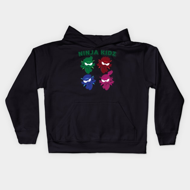 4ninja Kids Hoodie by Diegosevenstar